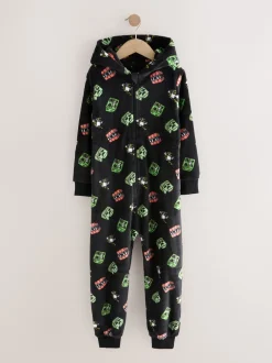 Next Noir Minecraft - Tout-en-un sous licence polaire (4-16ans) Clearance