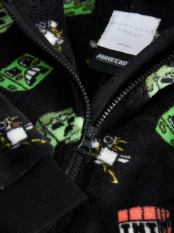 Next Noir Minecraft - Tout-en-un sous licence polaire (4-16ans) Clearance