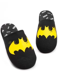 Vanilla Underground - Chaussons Mr Men Mr Lazy Noir motif Batman
