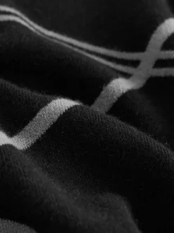 Next Noir motif losanges - Polos tricotés à col zippé (3-16yrs)