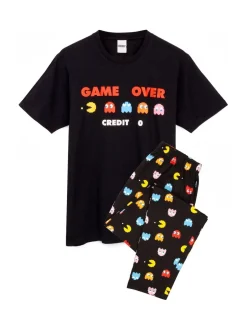 Vanilla Underground Noir motif Pacman - Pyjama long Clearance