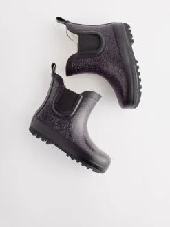 Next - Chelsea Wellies Noir pailleté Sale