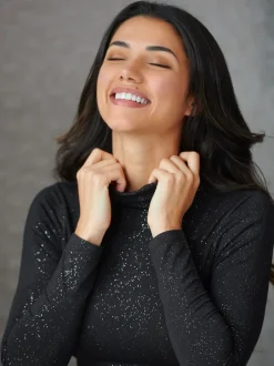 Pour Moi Noir pailleté - Thermique seconde peau Best