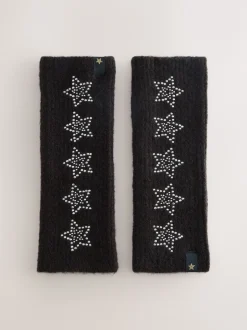 Rockett St George Noir Star Clouté - Chaussons New