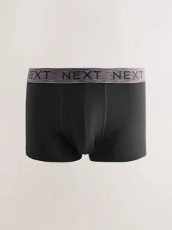 Next - Lot de 5 boxers Hipster Noir taille chinée Online