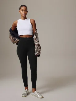 Next Noir taille haute - Leggings pleine longueur Discount