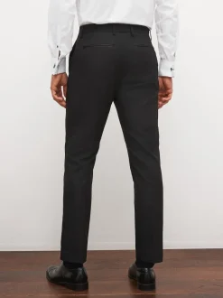 Next Noir Tape Detail - - Pantalon de costume de smoking Slim Fit (Slim Fit) Outlet