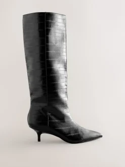 Next Noir texturé - Bottes Forever Comfort® à talons hauts Online