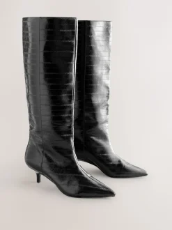 Next Noir texturé - Bottes Forever Comfort® à talons hauts Online