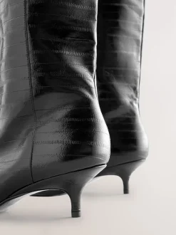 Next Noir texturé - Bottes Forever Comfort® à talons hauts Online