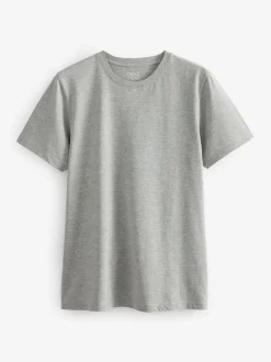 Next - Ajustement régulier - Lot de t-shirts essentiels en coton 6 Noir/ardoise/Gris chiné/Blanc/bleu marine/Bleu Online