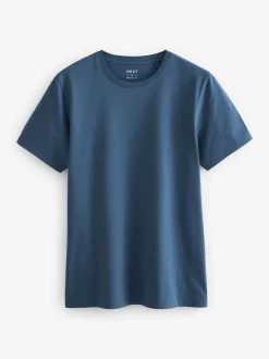Next - Ajustement régulier - Lot de t-shirts essentiels en coton 6 Noir/ardoise/Gris chiné/Blanc/bleu marine/Bleu Online