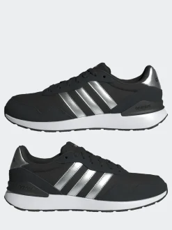 adidas - run 60s 4.0 Baskets Noir/Argent Discount