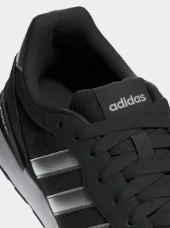 adidas - run 60s 4.0 Baskets Noir/Argent Discount