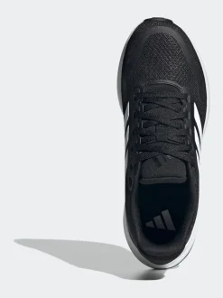 adidas - Baskets Runfalcon 5 Lace Running Junior Noir/Blanc New