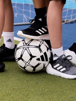 adidas - Baskets Runfalcon 5 Lace Running Junior Noir/Blanc New