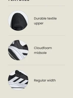 adidas - Galaxy 7 Running Trainers Noir/Blanc Discount