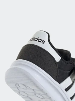 adidas Noir/Blanc - Run 70s 2.0 Baskets bébé à crochets et boucles Clearance