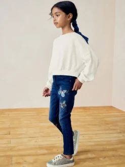 Next Noir/Blanc - Boxy Long Sleeve 100% Cotton Sweat Tops Pack de 3 (3-16ans) Sale