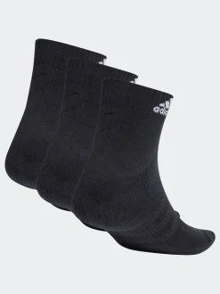 adidas Noir/Blanc - Chaussettes 3 Lot Vêtements de sport rembourrées à la cheville Hot