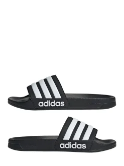 adidas - Claquettes de douche Sportswear Adilette Noir/Blanc Best