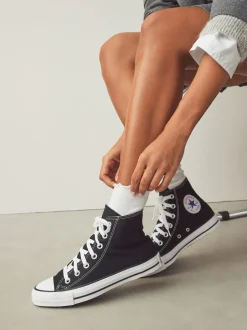 Converse Noir/Blanc - Chuck Taylor All Star High Trainers Clearance