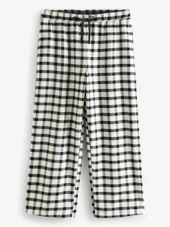 Next Noir/Blanc - 100de pyjamas % coton Manches Courts 2 Hot