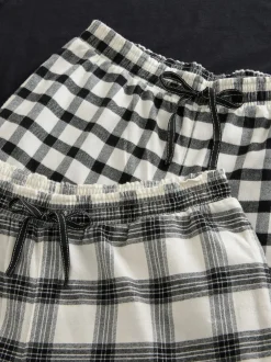 Next Noir/Blanc - 100de pyjamas % coton Manches Courts 2 Hot