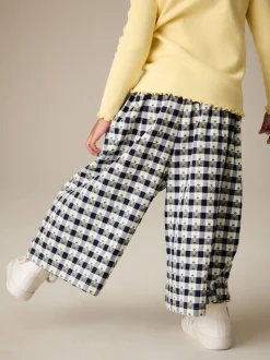 Next Noir/blanc à fleurs - Pantalon vichy (3mois-7ans) Online