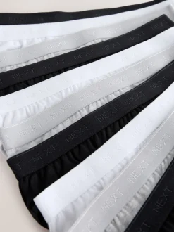 Next Noir/Blanc - Lot de 10 slips de bikini (5-16 ans) Best