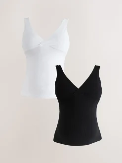 Next Noir/Blanc - Lot de gilets d’allaitement de maternité 2 Discount