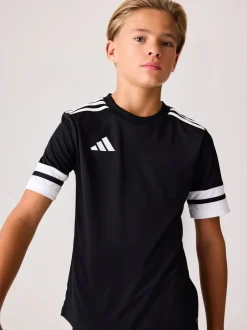 adidas - Maillot Squadra 25 enfant Noir/Blanc