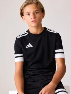 adidas - Maillot Squadra 25 enfant Noir/Blanc