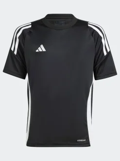 adidas - Maillot Tiro 24 enfant Noir/Blanc Hot