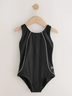 Next Noir/Blanc - Maillot de bain Racerback (3-16ans) Discount