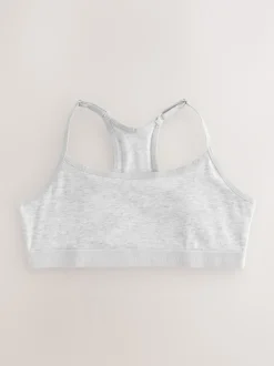 Next Noir/Blanc - Strappy Racer Back Crop Tops Pack de 3 (5-16ans)