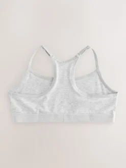 Next Noir/Blanc - Strappy Racer Back Crop Tops Pack de 3 (5-16ans)