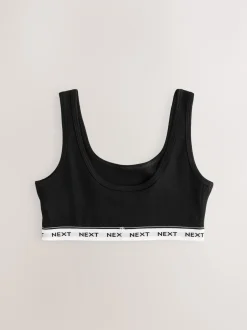 Next Noir/Blanc/Gris - Crop Tops 3 Pack (5-16ans) Online