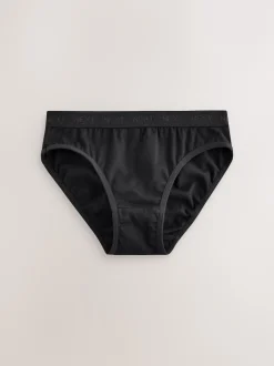 Next Noir/Blanc/Gris - Lot de 7 slips de bikini (5-16 ans)