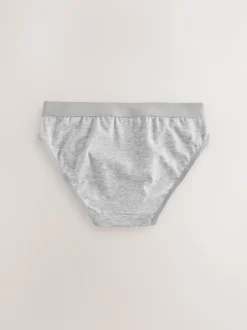 Next Noir/Blanc/Gris - Lot de 7 slips de bikini (5-16 ans)