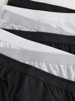 Next Noir/Blanc/Gris - Lot de 7 slips de bikini (5-16 ans)