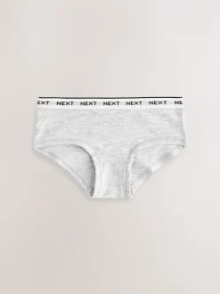 Next Noir/Blanc/Gris - Paquet de slips taille basse 10 (2-16ans) Online