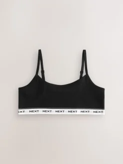 Next Noir/Blanc/Gris - Strappy Raccourci Hauts 7 Lot (5-16ans) New