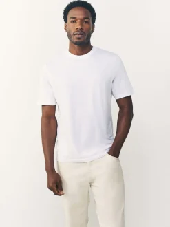 Next - Ajustement régulier - Lot de t-shirts essentiels en coton 6 Noir/blanc/gris/gris ardoise/pierre/marron New