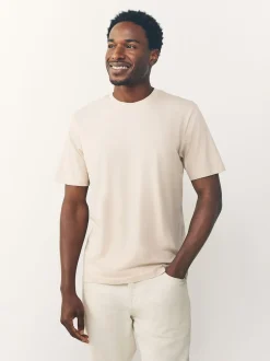 Next - Ajustement régulier - Lot de t-shirts essentiels en coton 6 Noir/blanc/gris/gris ardoise/pierre/marron New