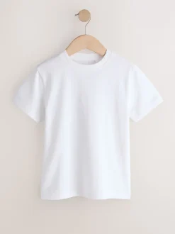 Next - Lot de 4 t-shirts à manches courtes (3-16 ans) Noir/blanc/gris/kaki New