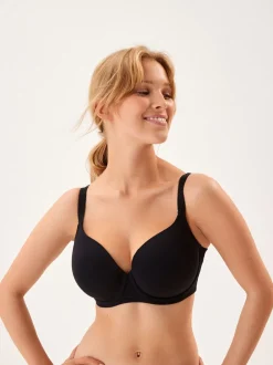 Next Noir/Blanc/Pastel Rose Nude - Lot de soutiens-gorge DD en coton Blend Ultimate Comfort 3 Balconnets rembourrés Discount