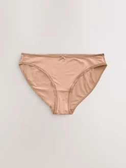 Next Noir/Blanc/Ppraline Nude - Culotte en microfibre 7 Pack Échancrure haute Hot