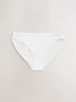 Next Noir/Blanc/Ppraline Nude - Culotte en microfibre 7 Pack Échancrure haute Hot