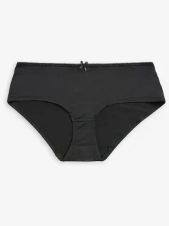 Next Noir/Blanc/Ppraline Nude - Culotte en microfibre 5 Pack Court